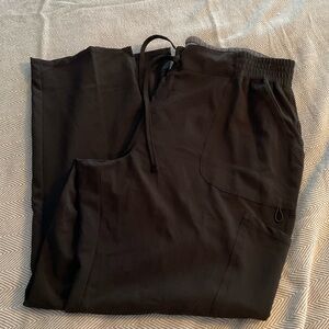 black scrubstar bottom scrub pant, Large